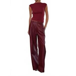 NEW PARENTEZI milo pant in cherry red